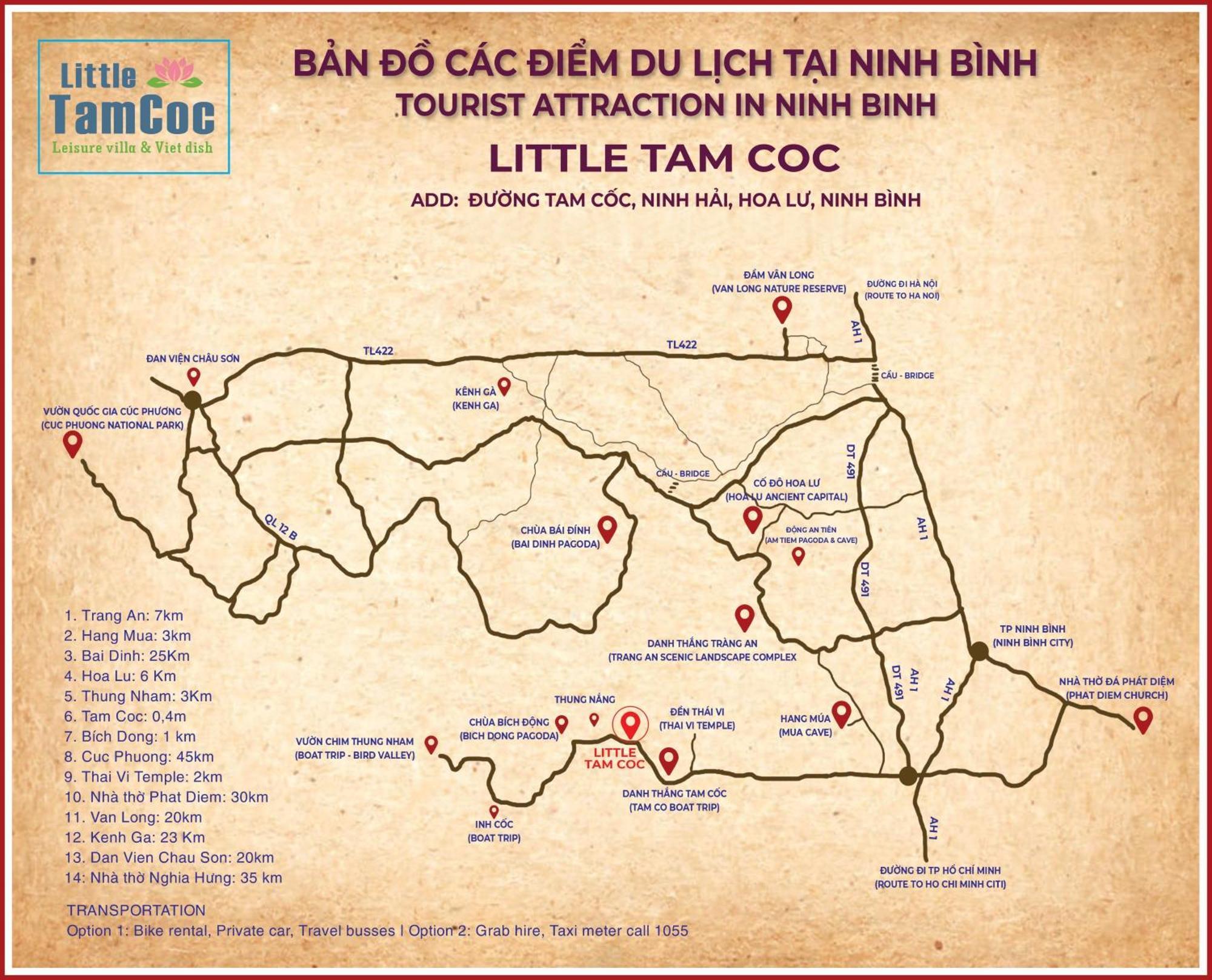 Littletamcoc Boutique Villa Ninh Binh Exterior foto